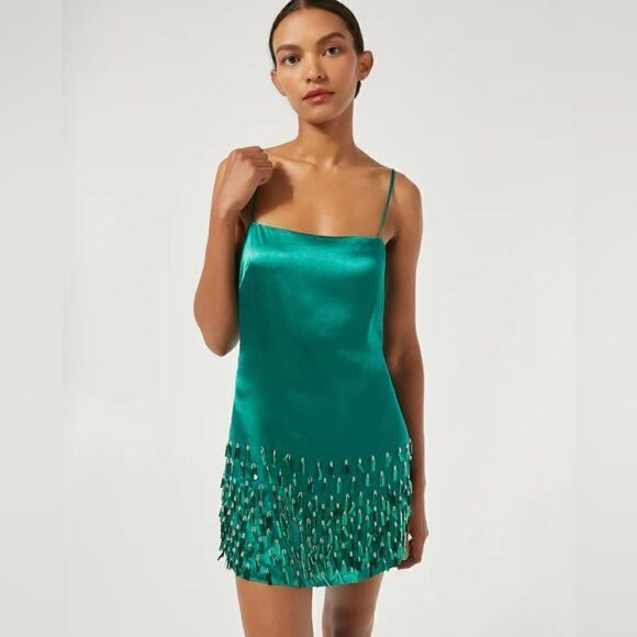 RHODE Rhett Tassel Mini Dress NWT - Picture 3 of 17